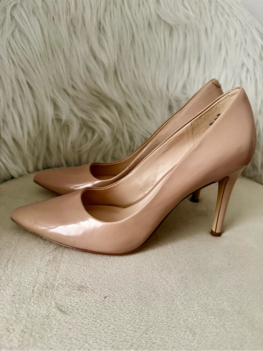Nine West Blush Patent Pointed-Toe Stiletto Pumps